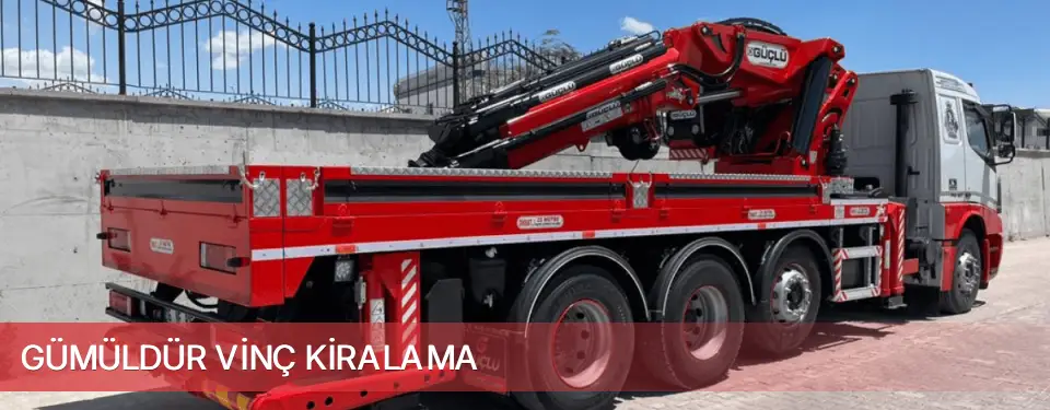 Gümüldür İlçemi Vinç Kiralama